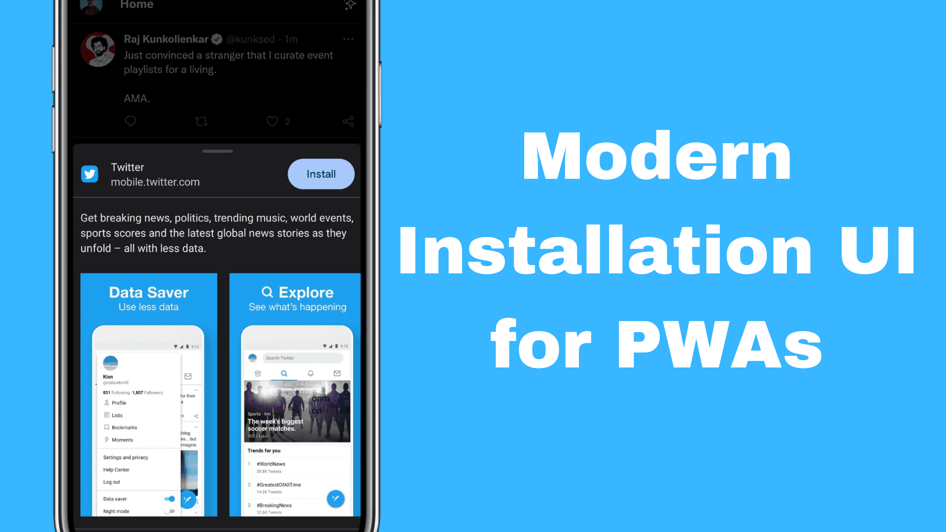 How to add Modern Installation UI for your PWA